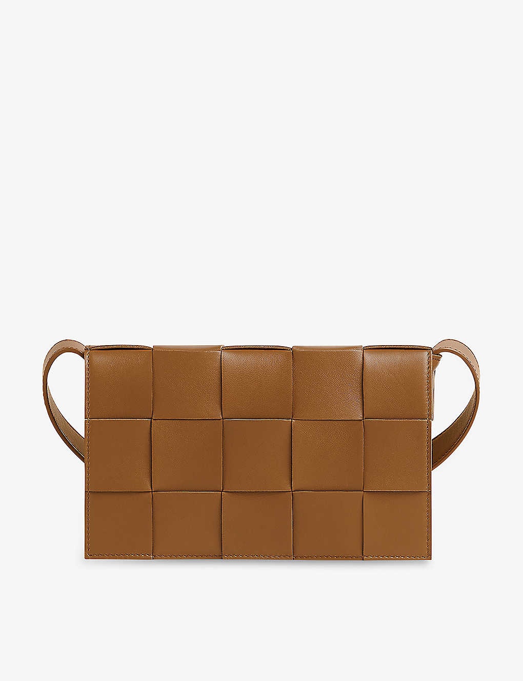 Cassette leather cross-body bag - 1