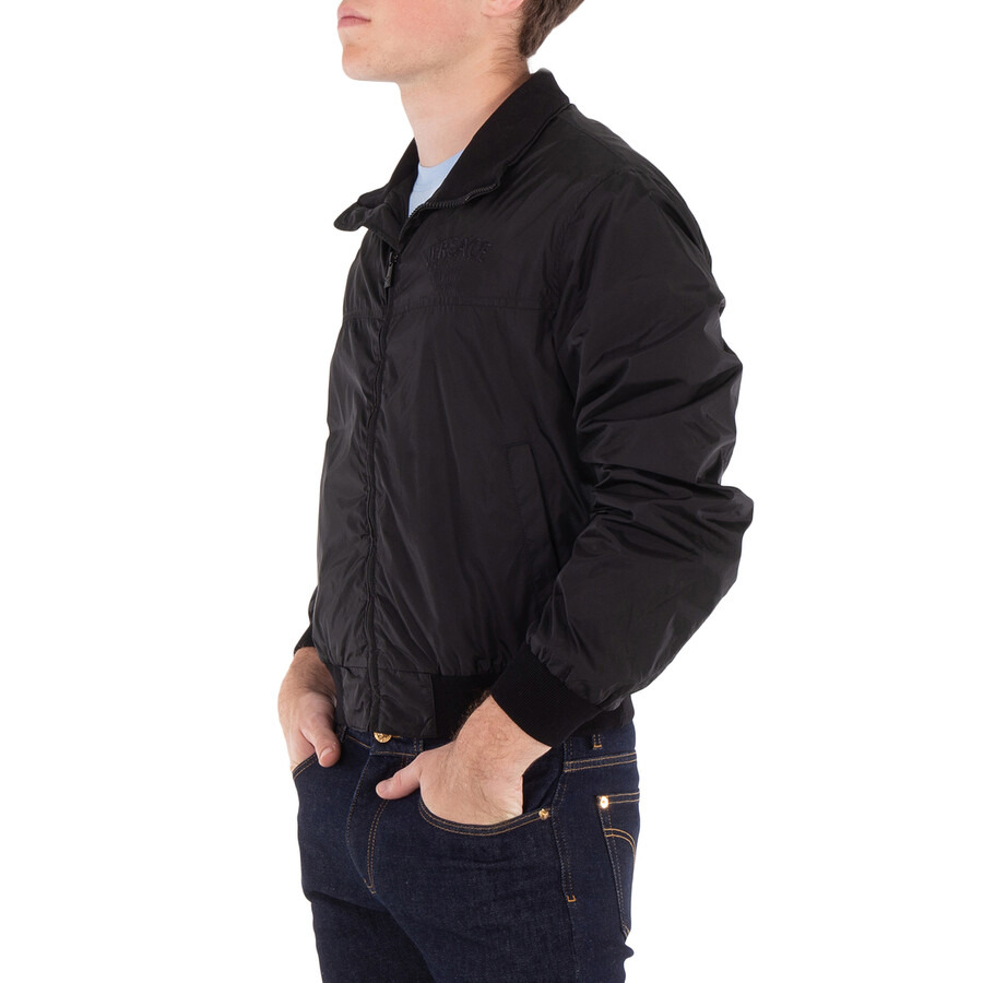 Versace Milano Logo Embroidery Blouson Jacket - 6