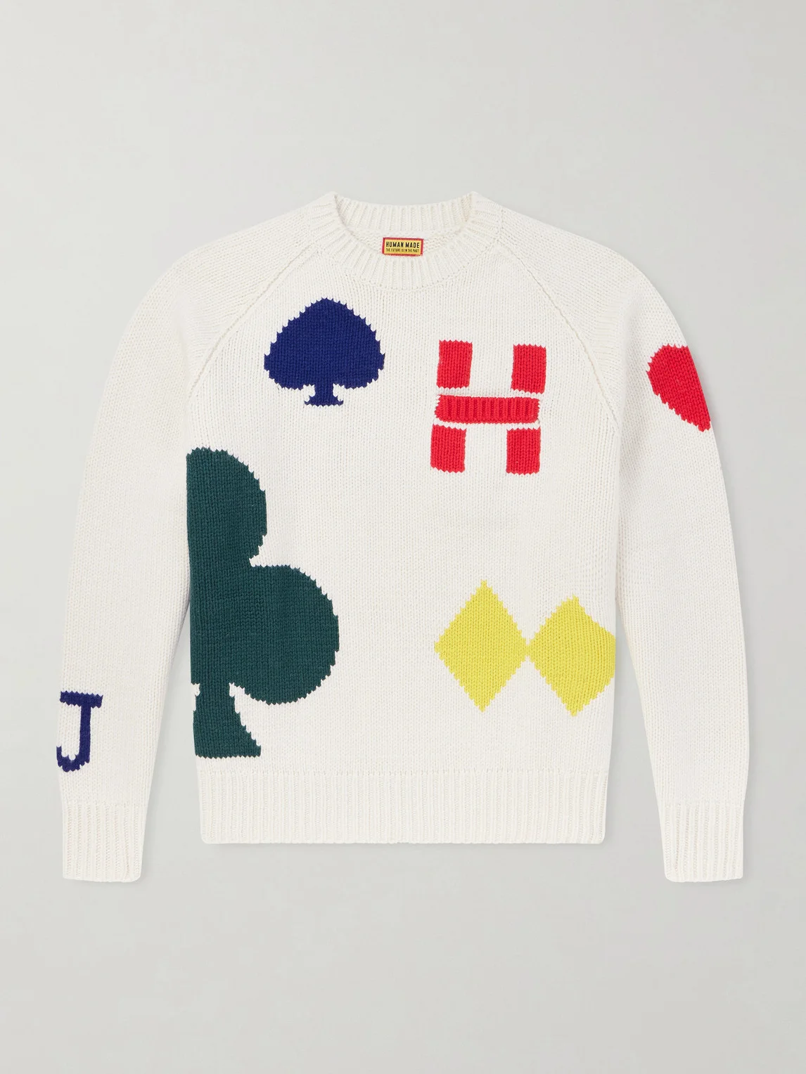 Intarsia Wool-Blend Sweater - 1