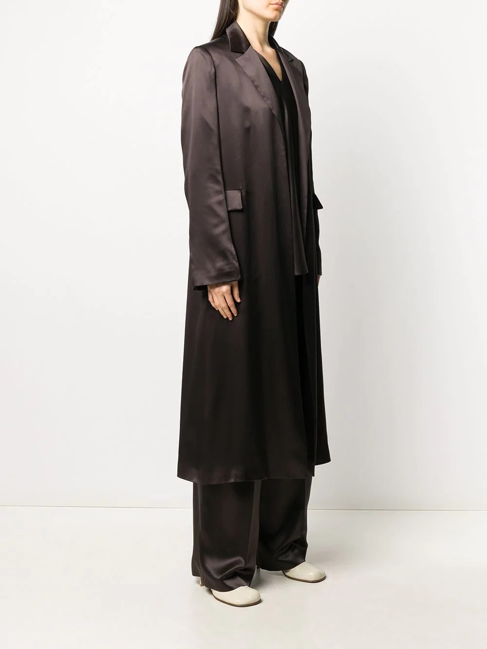 silk duster coat - 3