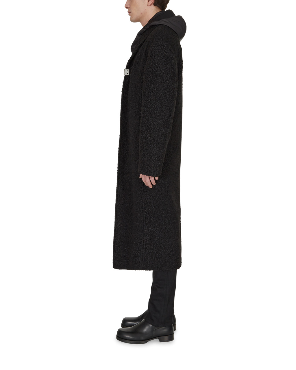 LONG COAT WITH HOOD - 4