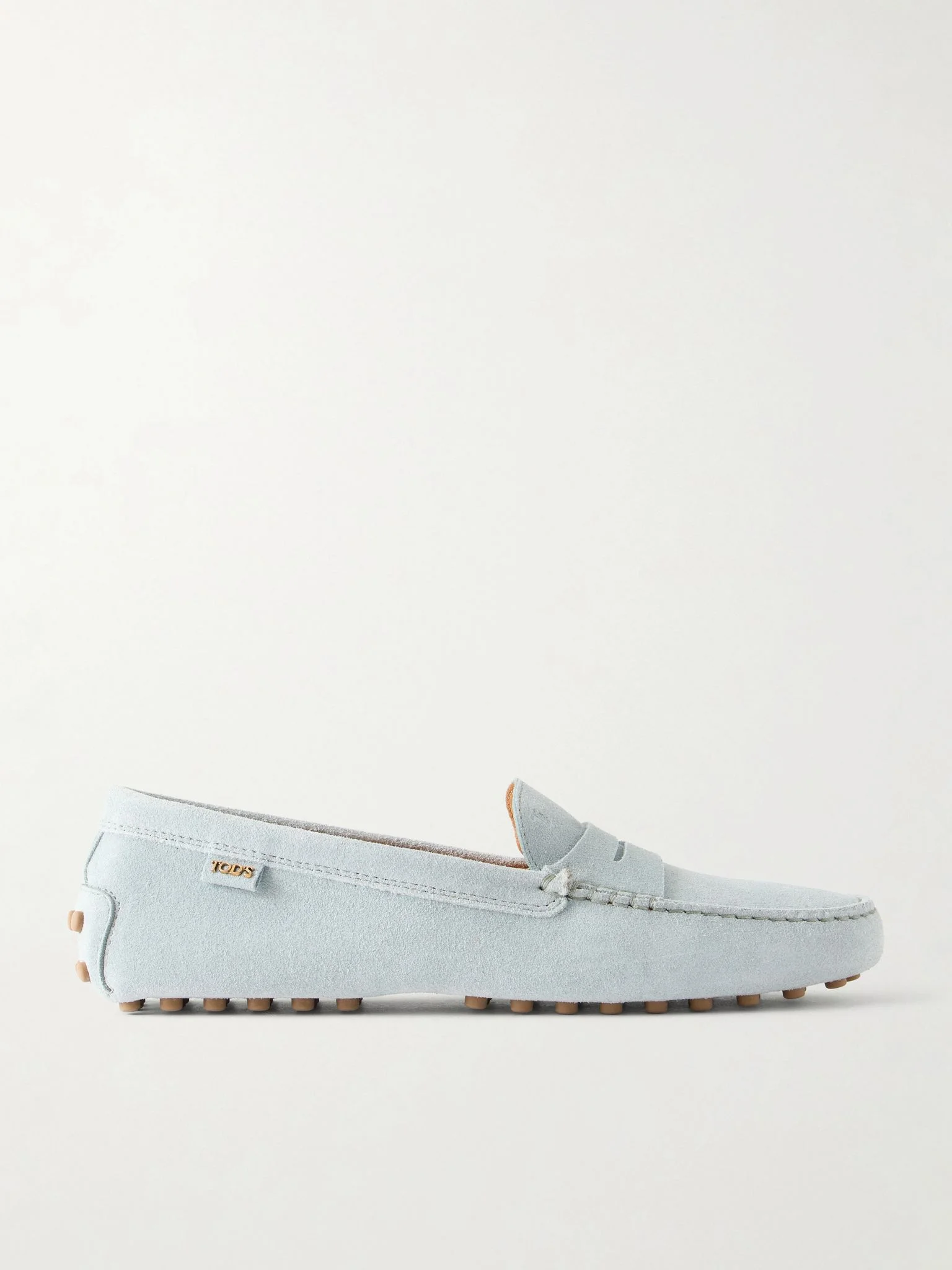 Gommino suede loafers Light blue - 1