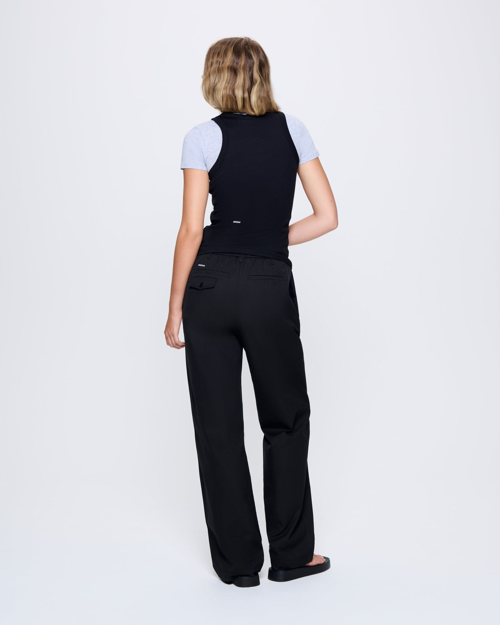 Women's DNA Straight Leg Trousers - Black - 4
