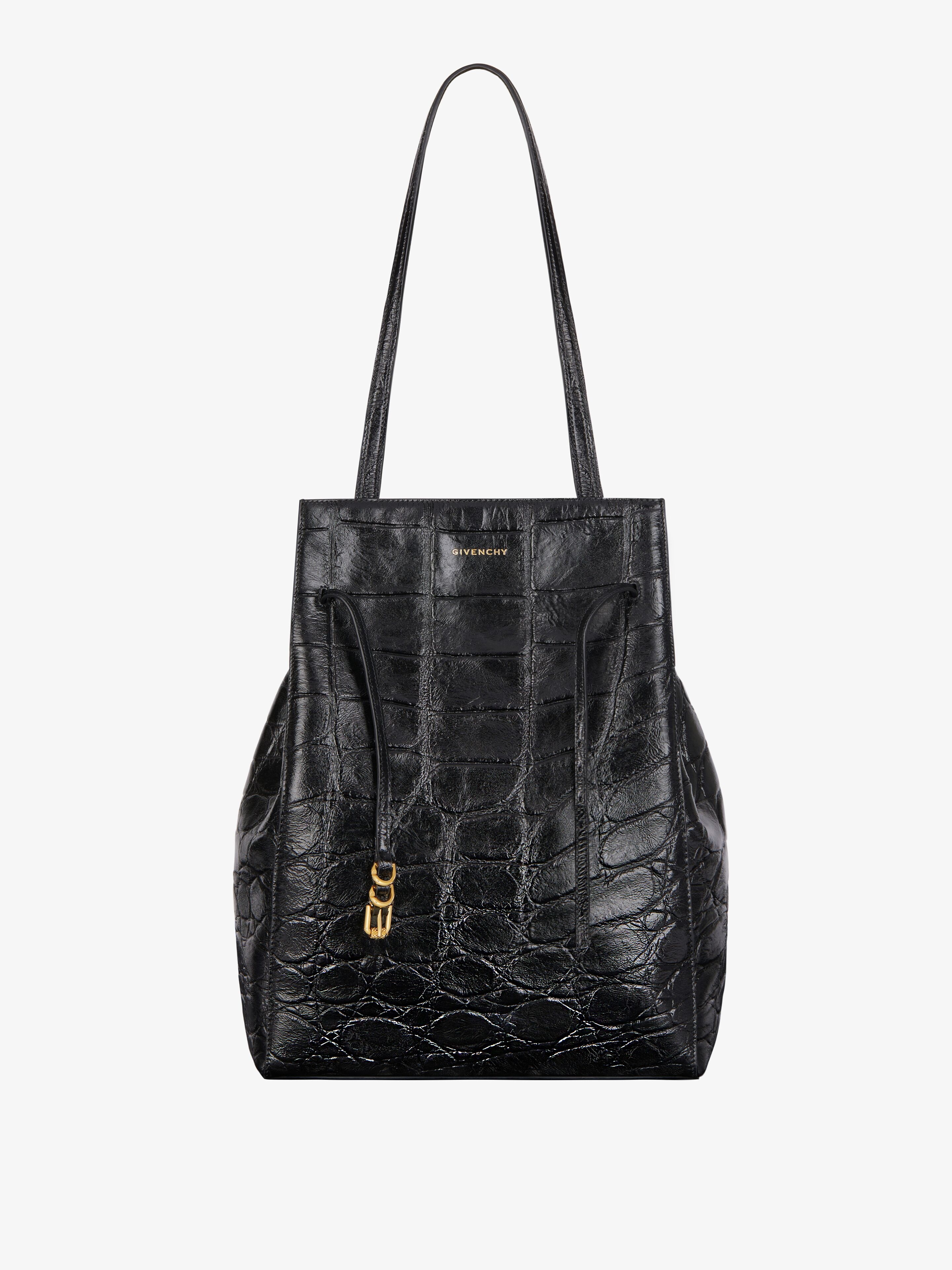Givenchy Voyou Medium Tote Bag in Embossed Leather