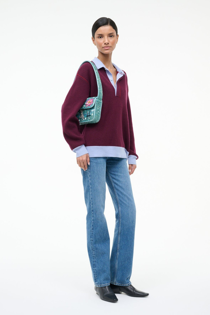 STAUD TOMMY ZODIAC BEADED BAG PISCES 6