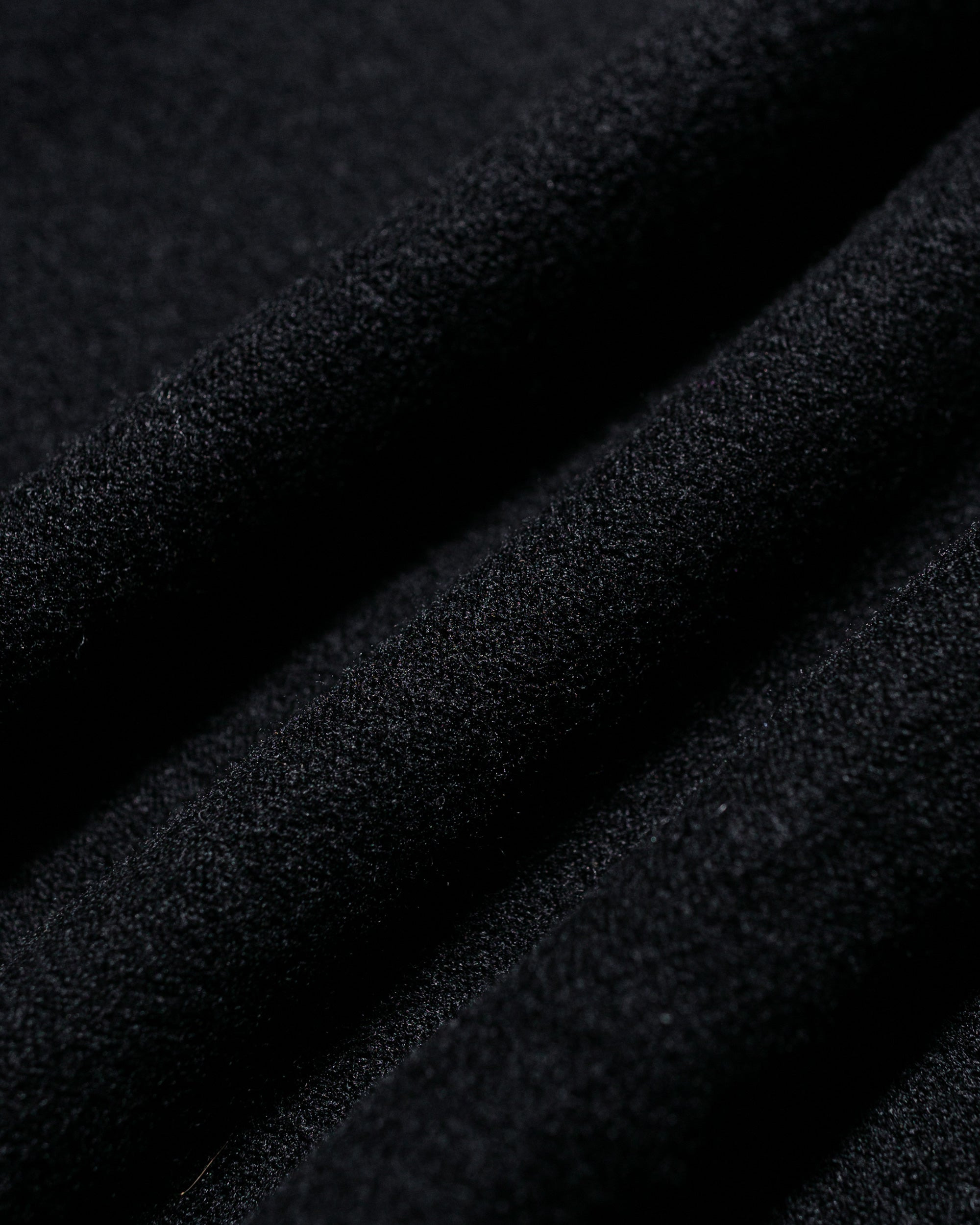 Felted Crew Neck Fine Felted Merino Black - 6