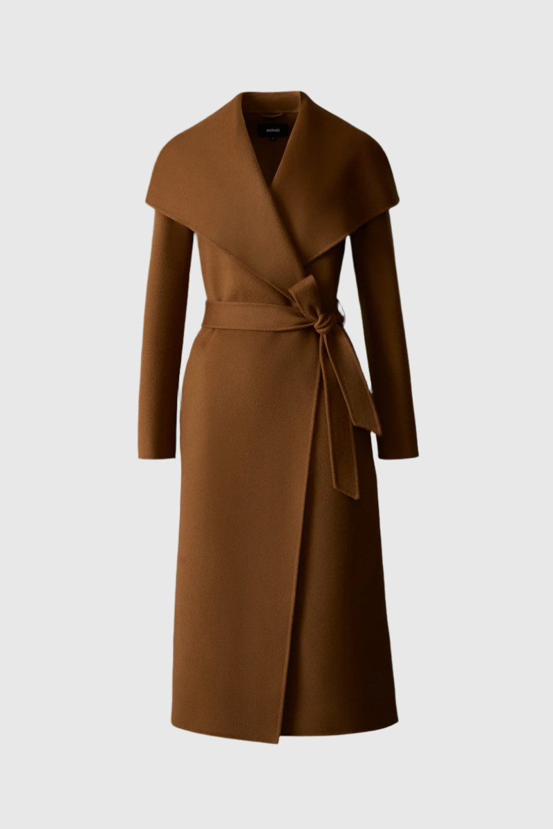 MAI-CN Double-face wool wrap coat 1