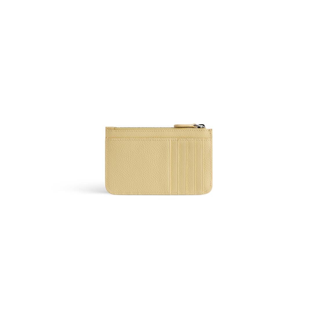Women's Cash Large Long Coin And Card Holder in Light Yellow - 2