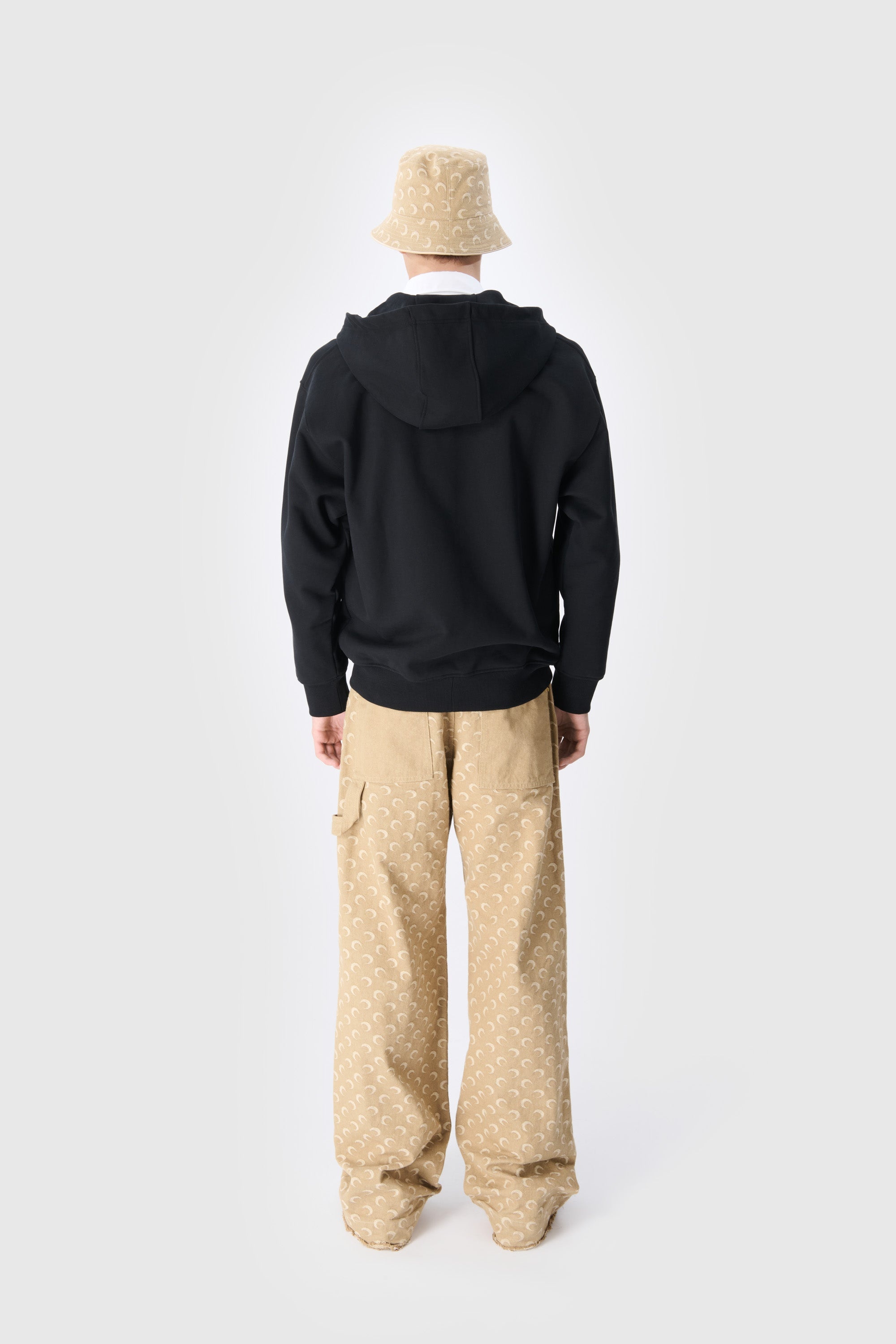 Moon Logo Fleece Zipped Hoodie - 3