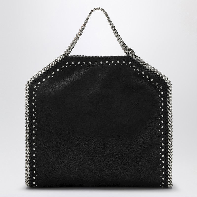 Stella Mccartney Black Falabella Fold Over Bag With Studs Women - 3