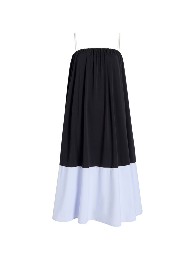 Saria contrast crepe dress 1