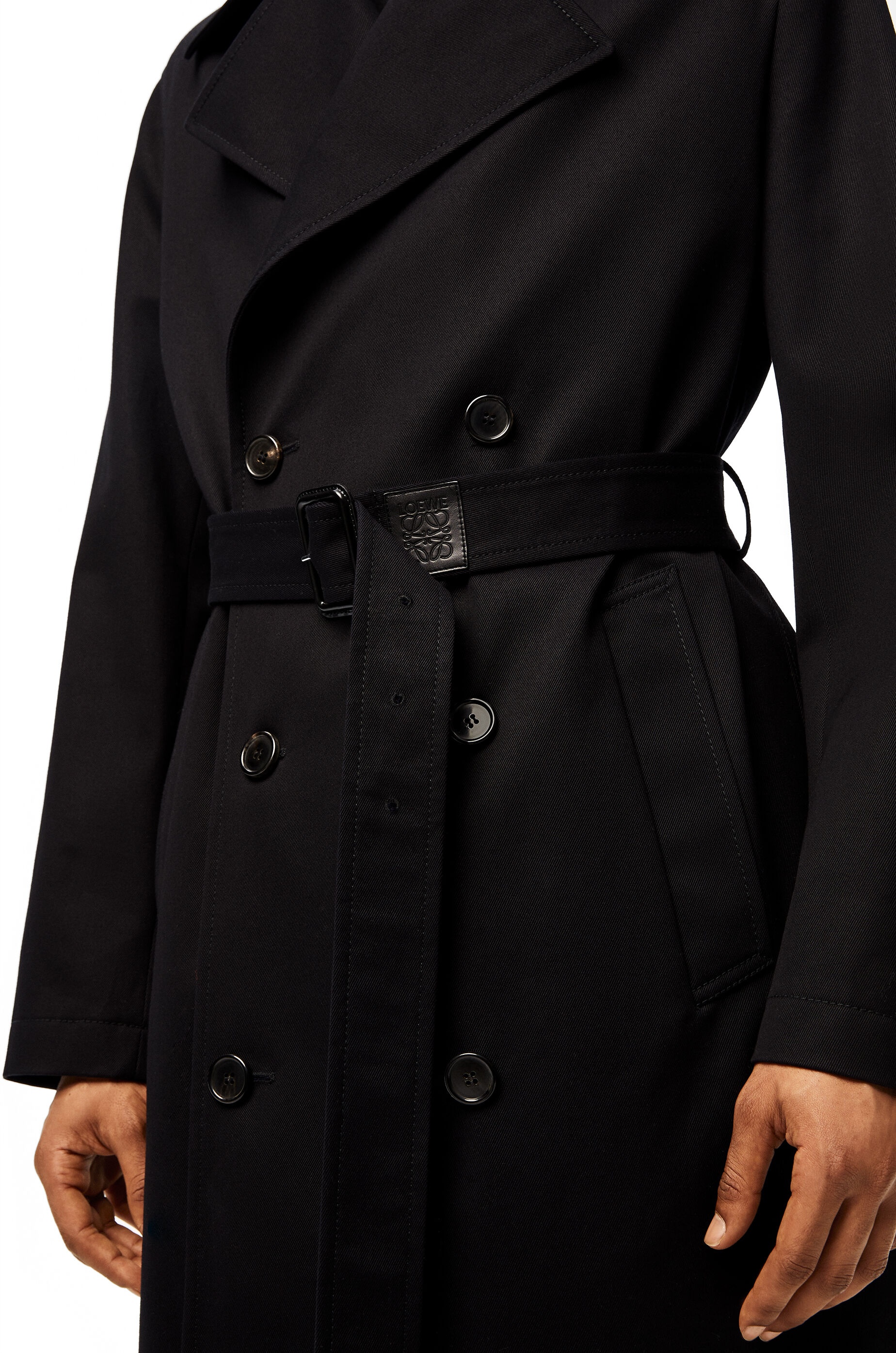 Trench coat in cotton - 5