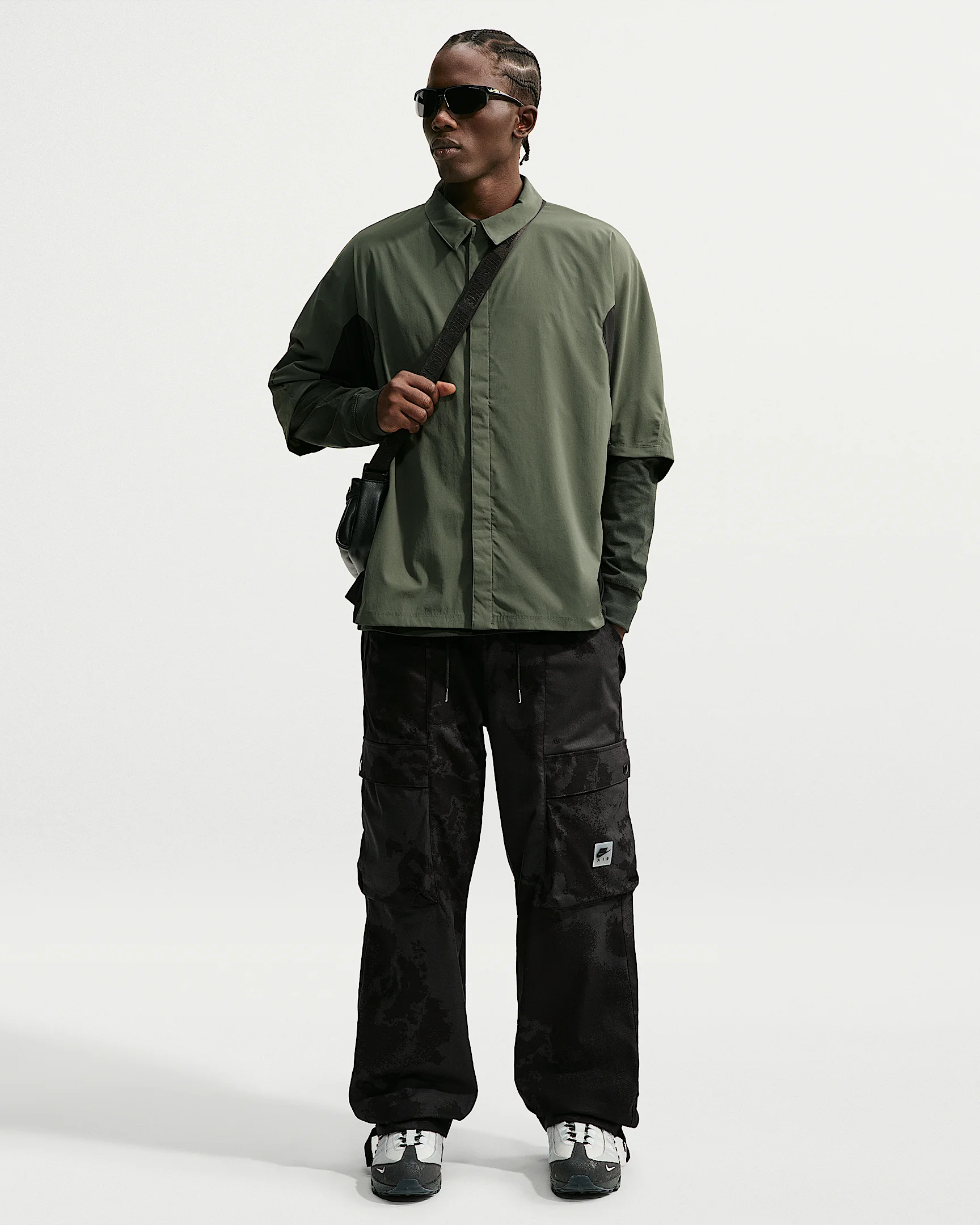 Nike Air Men's Woven All-Over Print Cargo Pants - 1