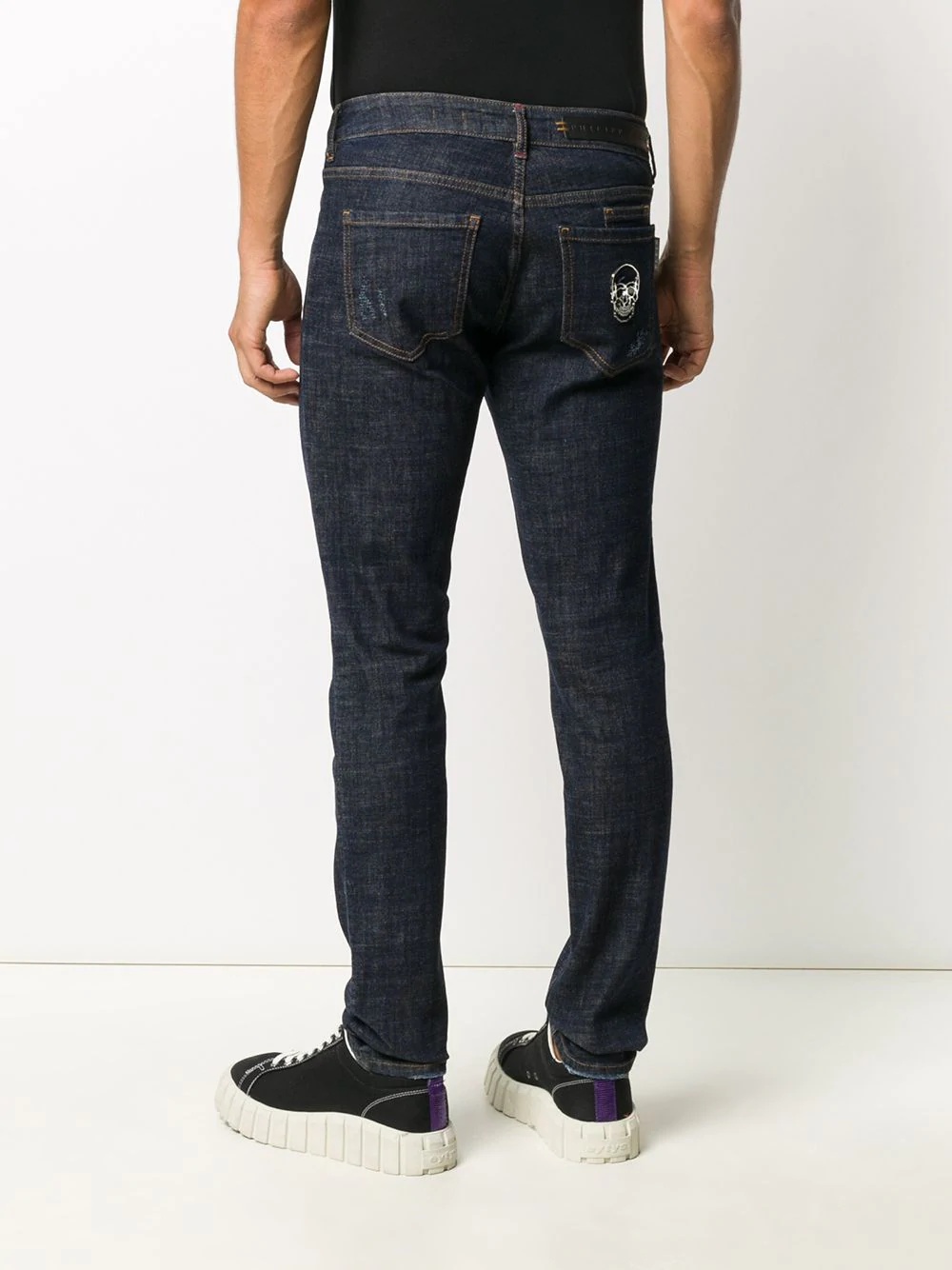 Skull straight cut jeans - 4