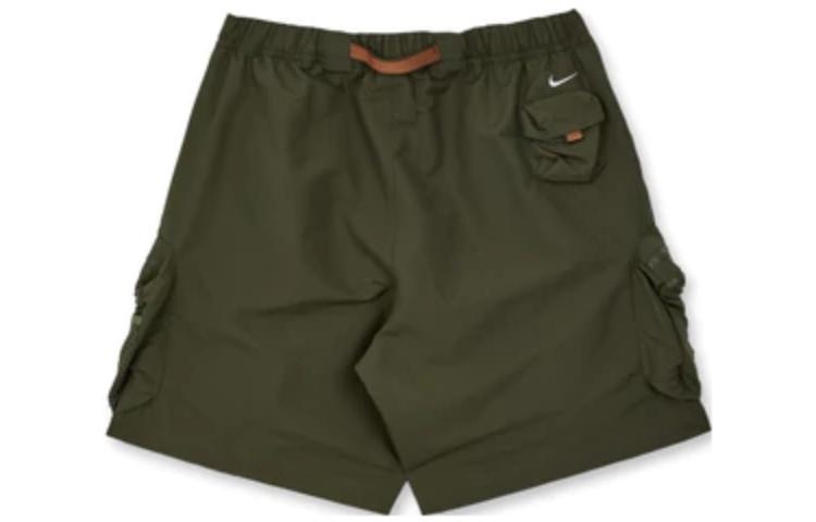 Men's Nike ACG Multiple Pockets Outdoor Cargo Loose Casual Straight Shorts Green DN3945-325 - 2