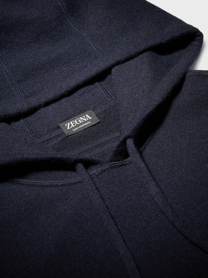 NAVY BLUE OASI CASHMERE HOODIE 4