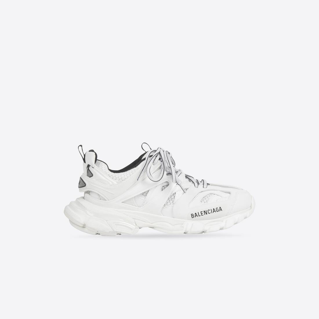 Women's Track Sneaker in White/black - 1