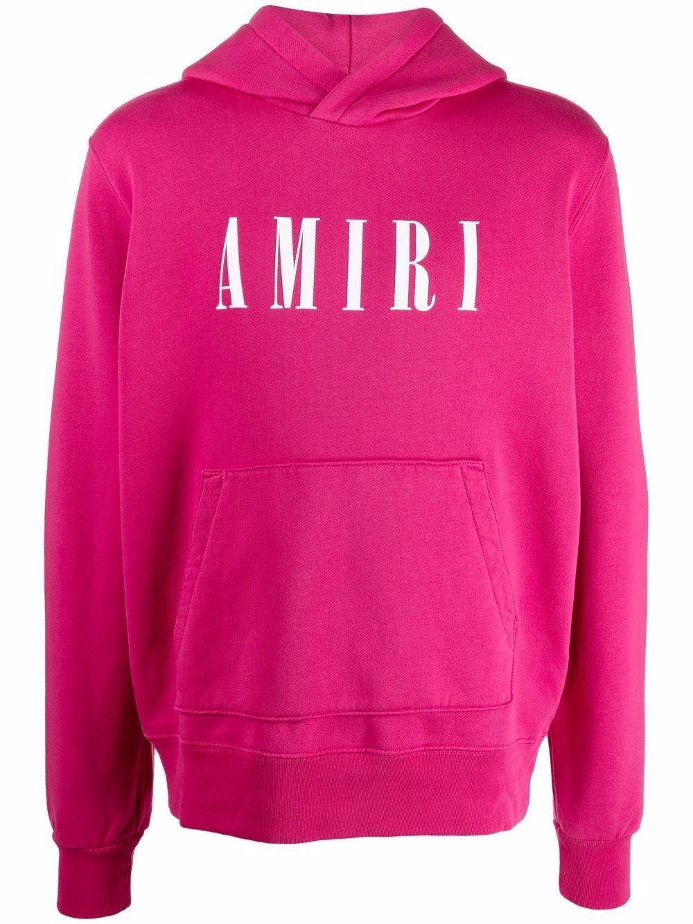 logo-print long-sleeve hoodie - 1