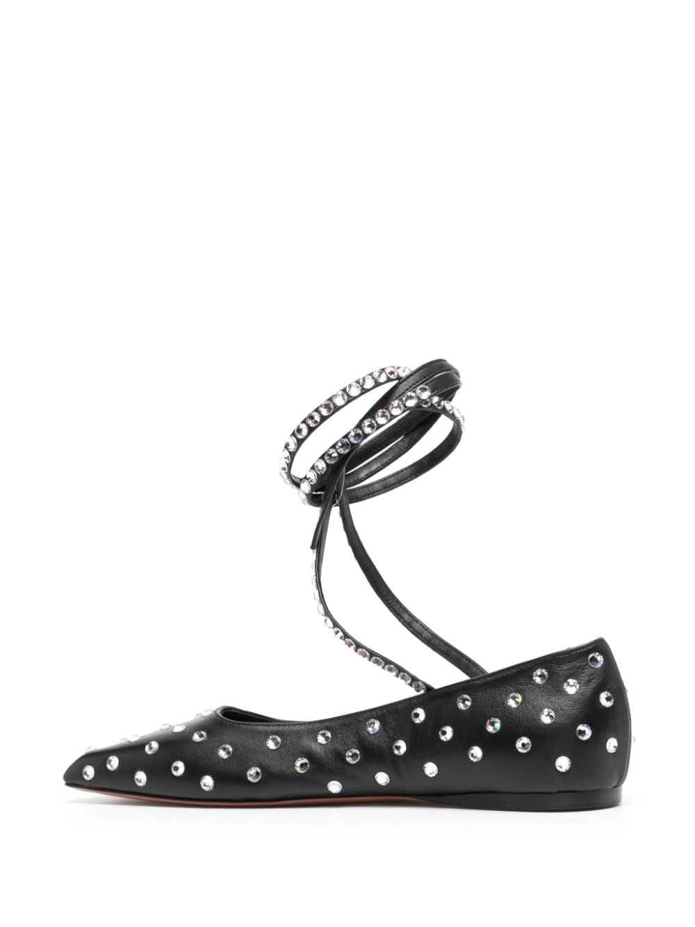 Ane crystal-embellished ballerina shoes - 3