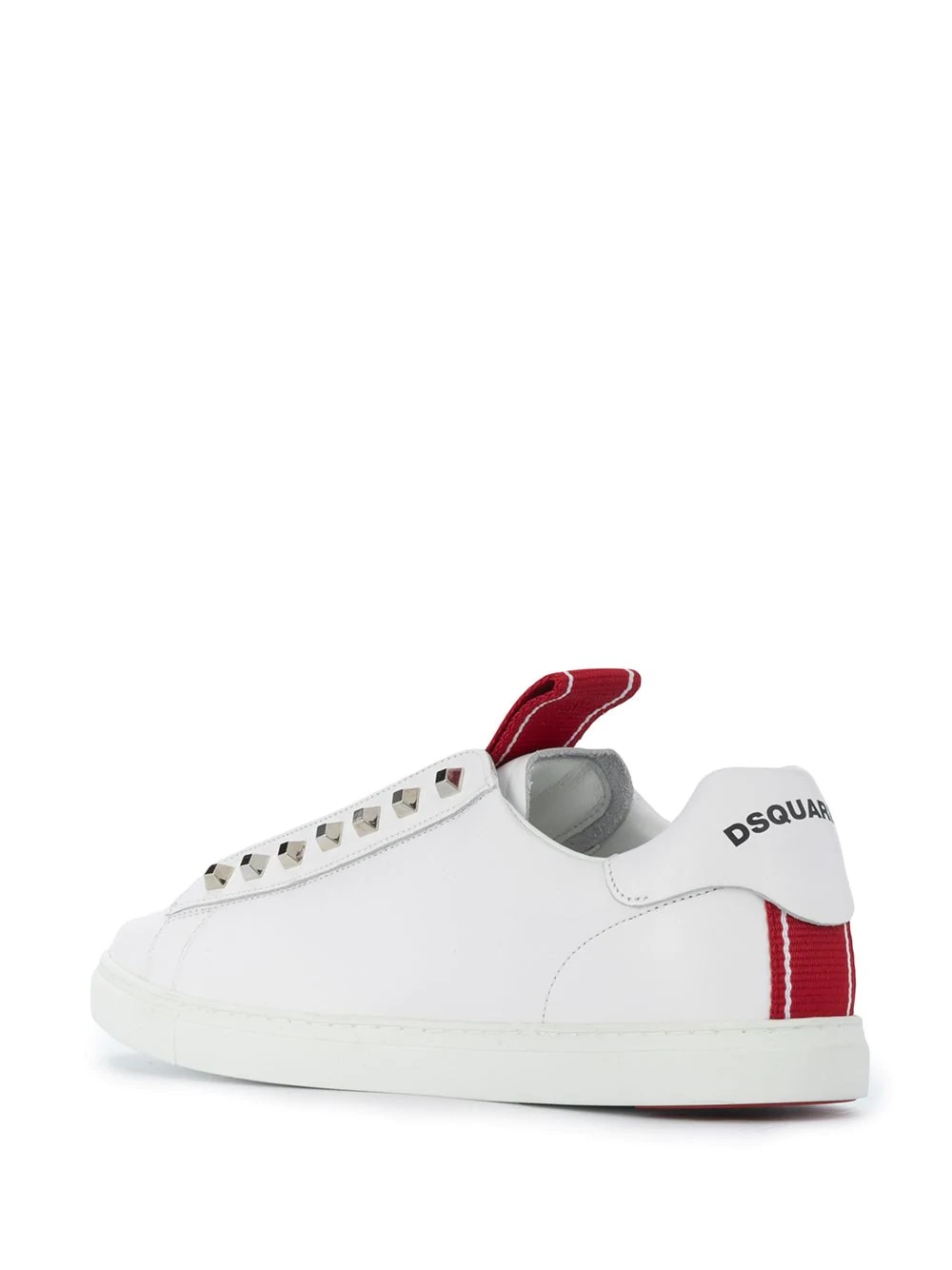 logo stripe low-top sneakers - 3