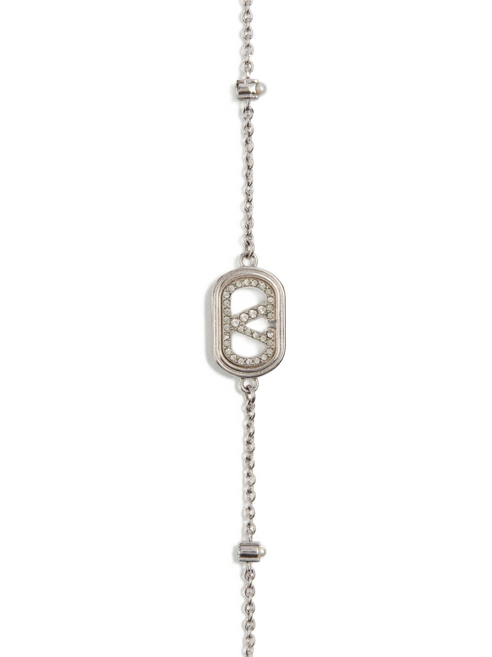 VLOGO SIGNATURE BRACELET IN METAL, PEARLS AND SWAROVSKI® CRYSTALS - 5
