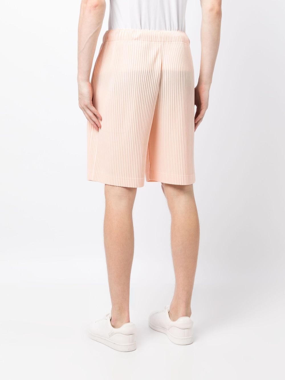 drawstring pleated shorts - 4