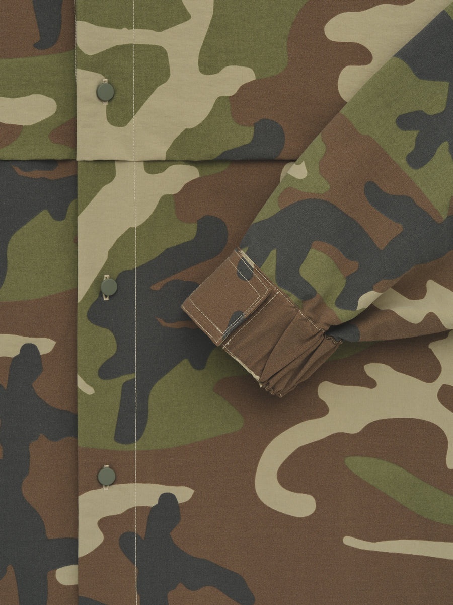 Military Nylon Overshirt - 3