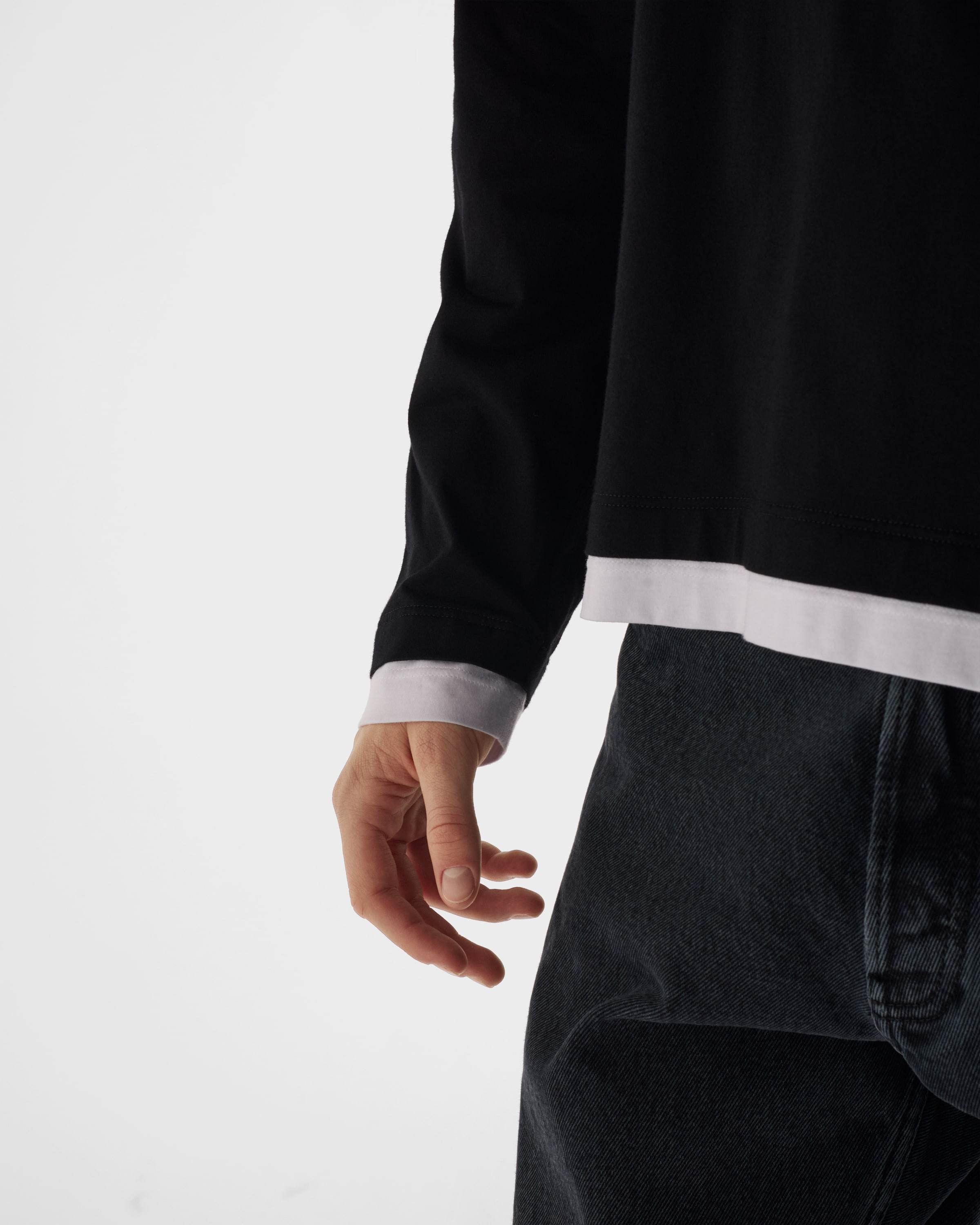 Long-sleeved cotton T-shirt - 4