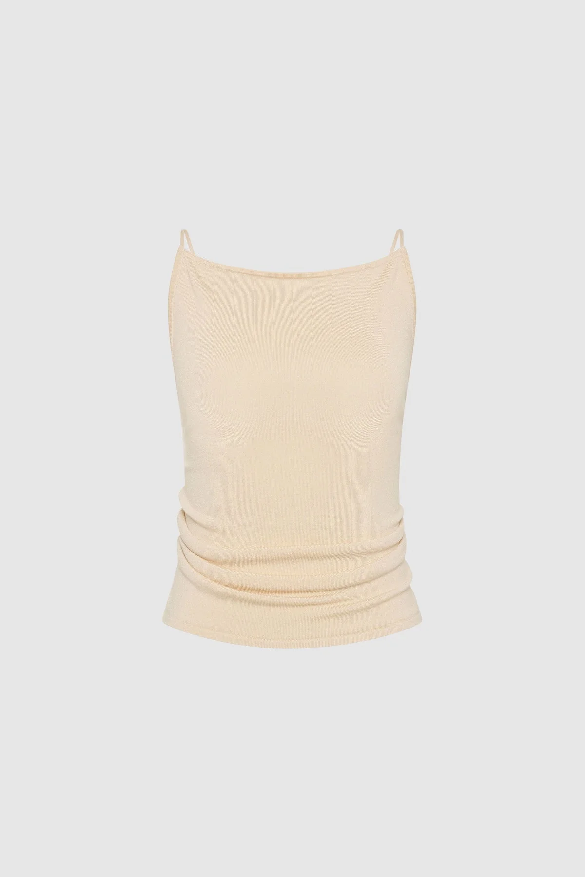 Twist Back Knit Top - Shell - 1