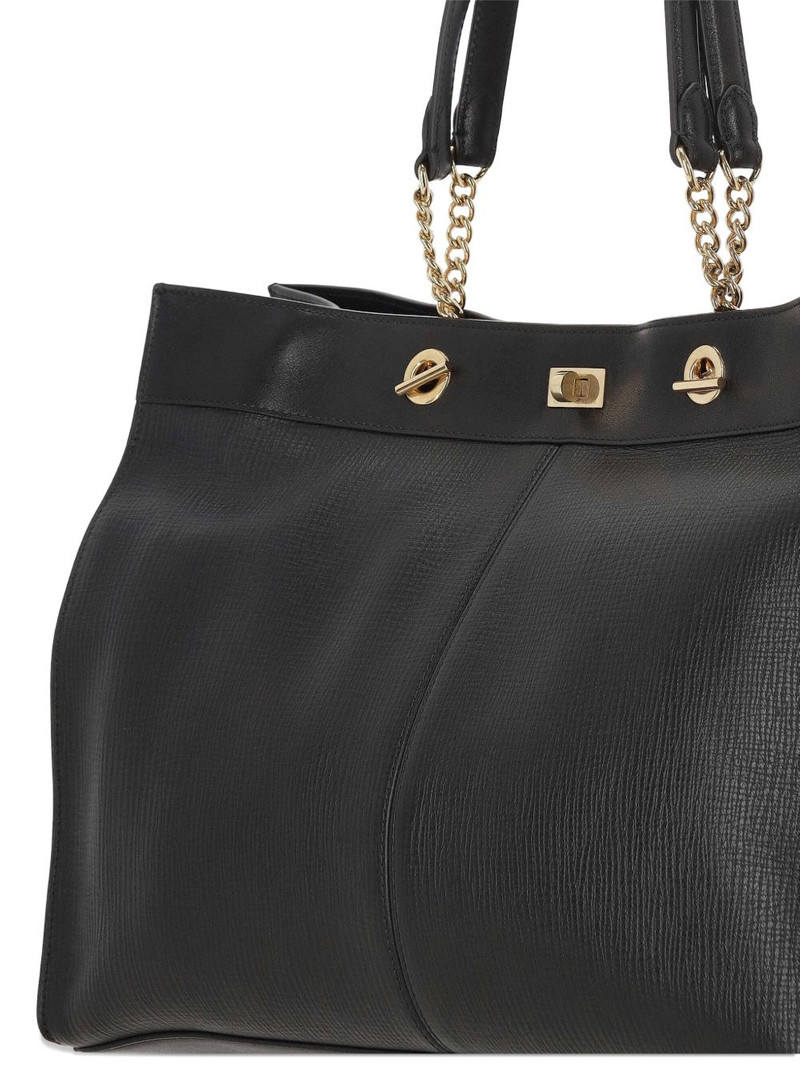 top-handle leather tote bag 4