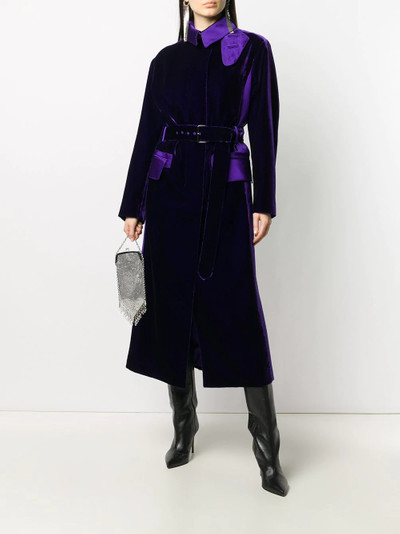 TOM FORD velvet trench coat  outlook