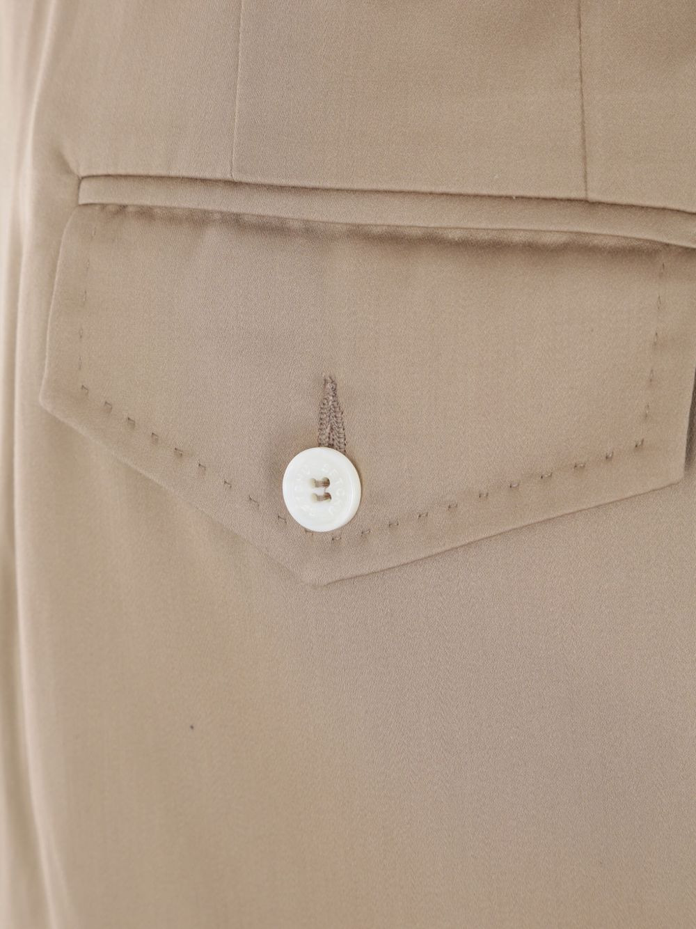 cropped cotton cargo trousers - 4