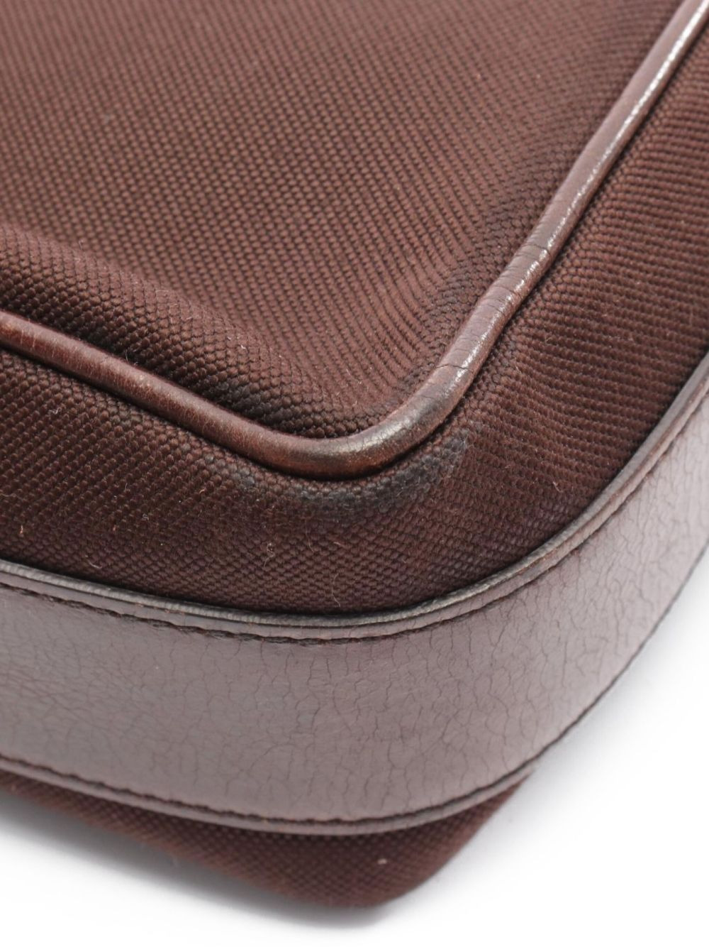 2000s Santos canvas shoulder bag - 3