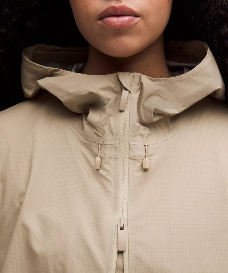 Lightweight Cinch-Waist Rain Coat 6