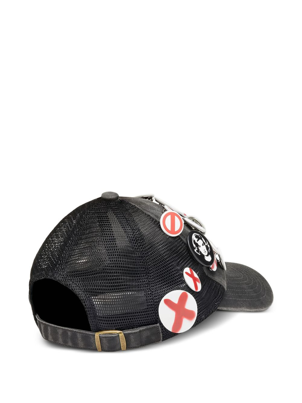 embroidered-patch cap - 2