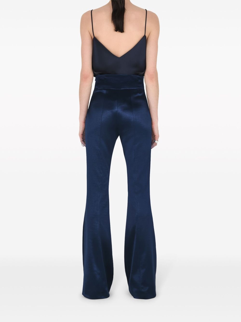 Sculpted flared trousers - 4