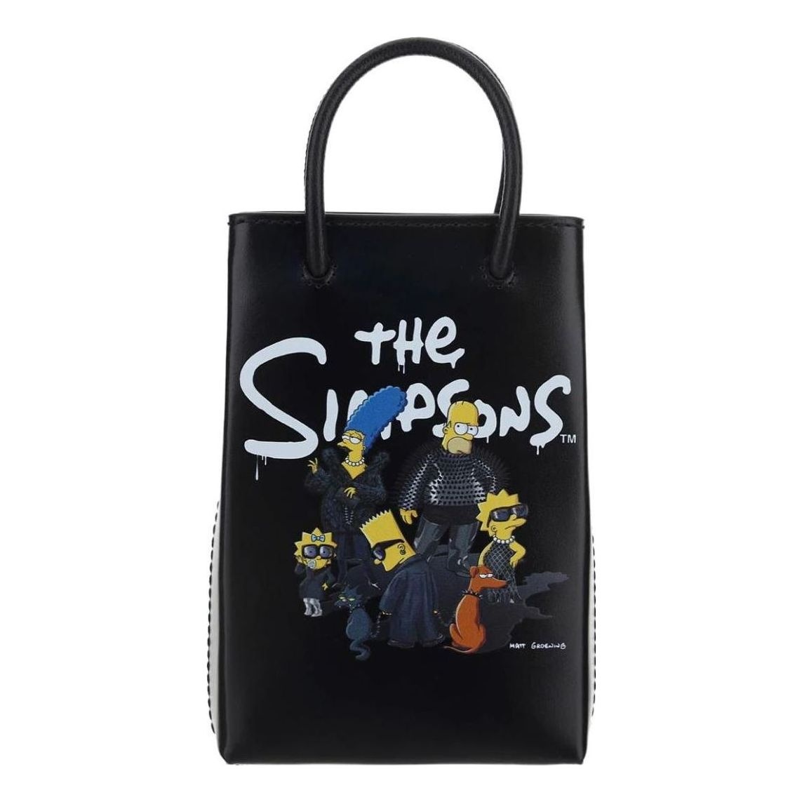 Balenciaga x The Simpsons Mini Shopping Bag 'Black' 59382623VBN1000 - 1