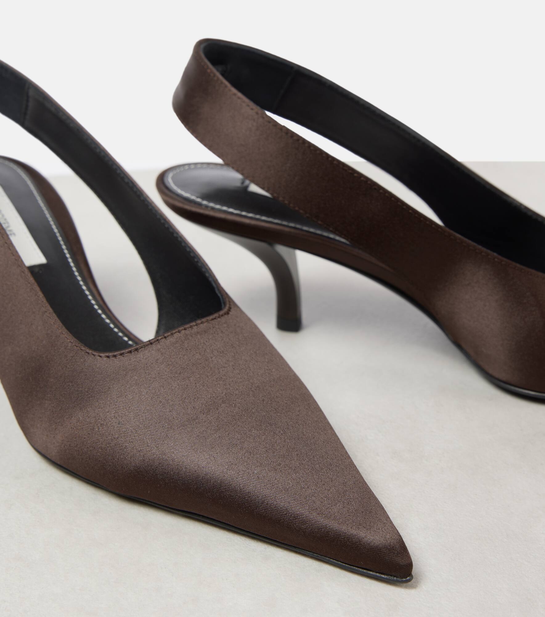 Classic 55 satin slingback pumps - 5