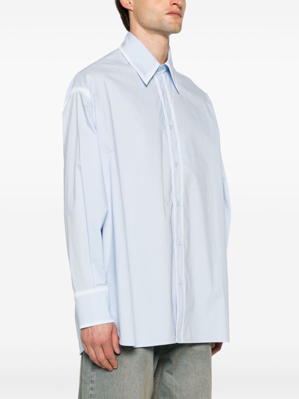 distressed cotton shirt - 3