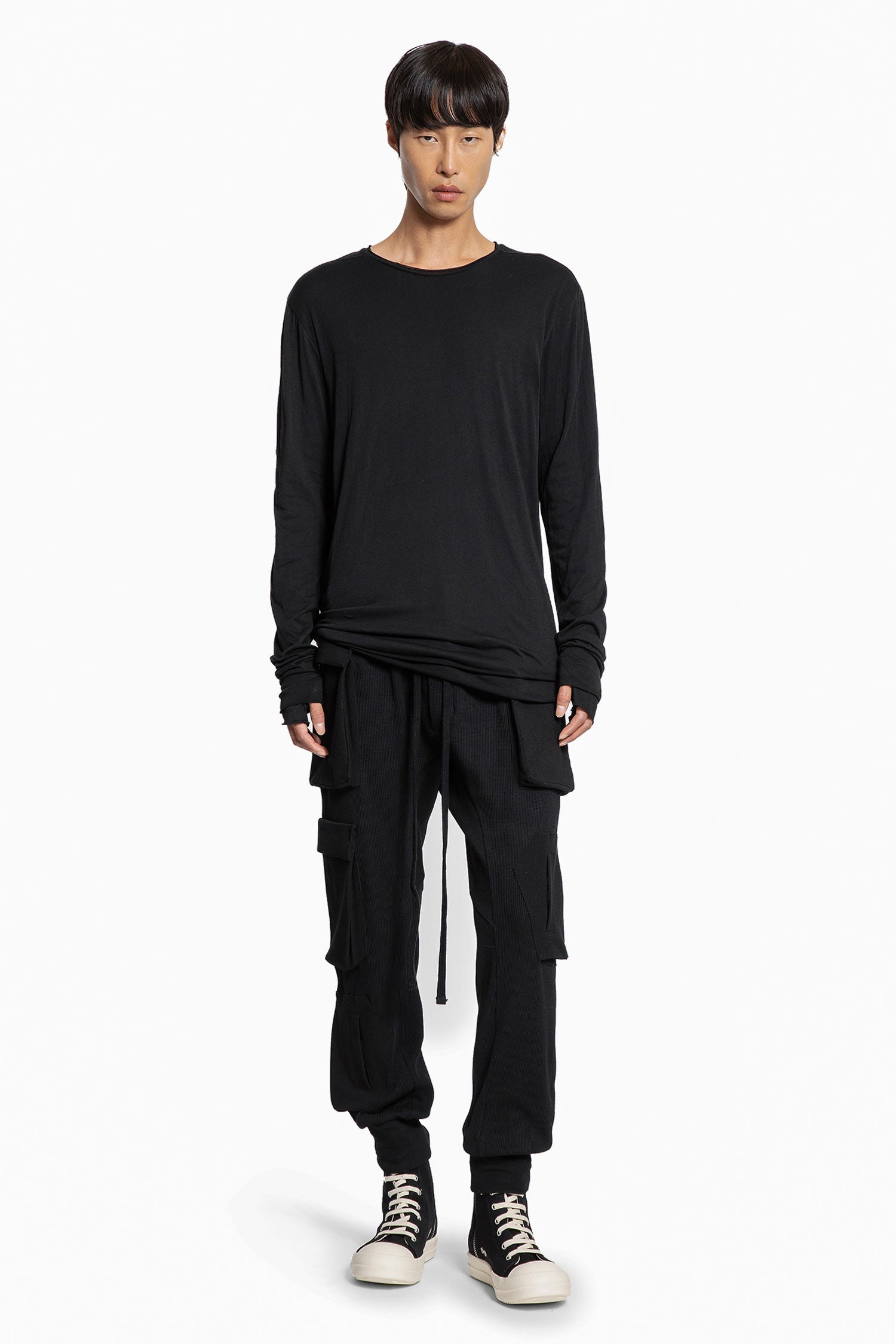 Cotton Jersey Long Sleeve T-shirt - 5