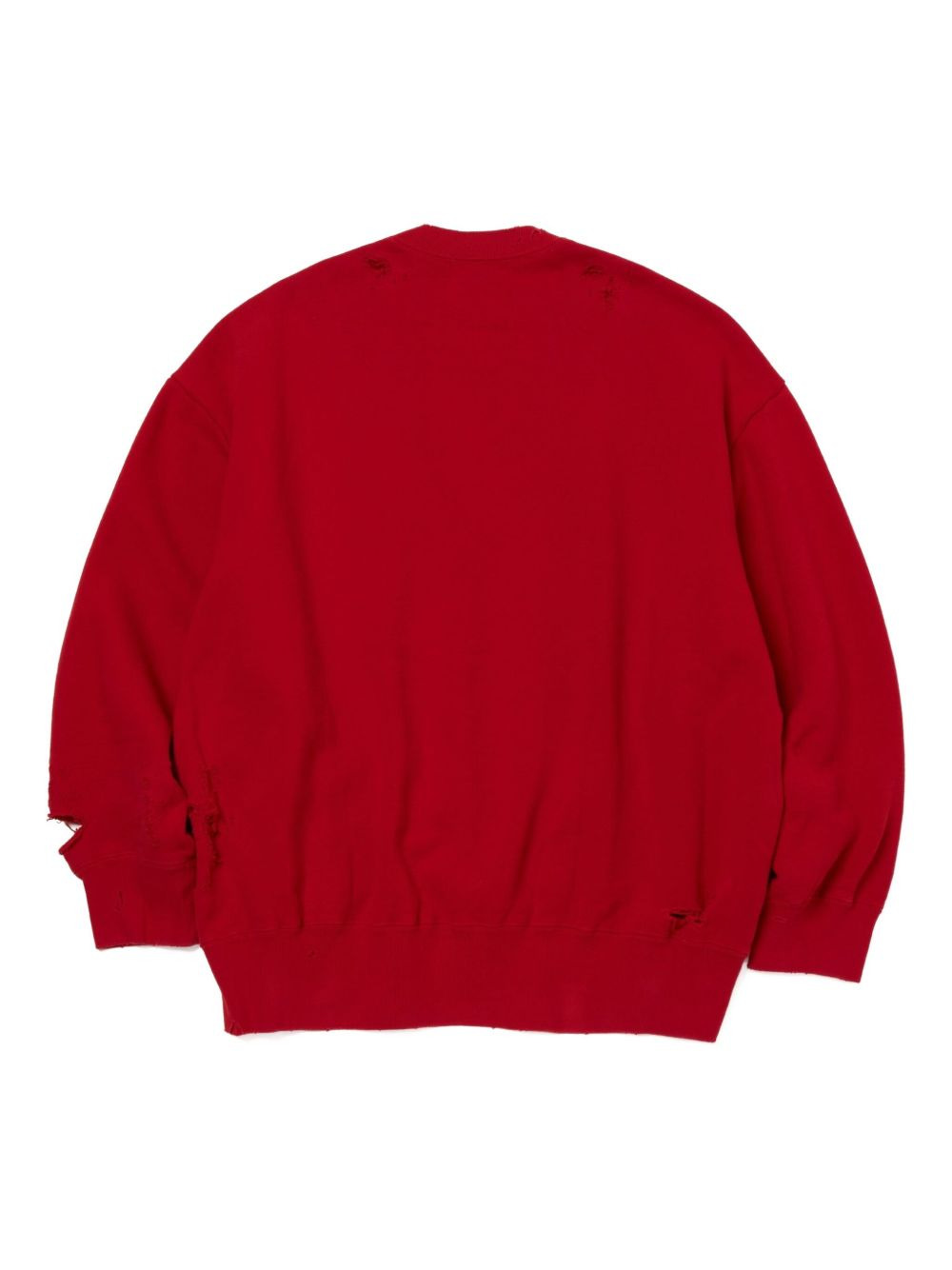 graphic-print distressed sweatshirt - 2