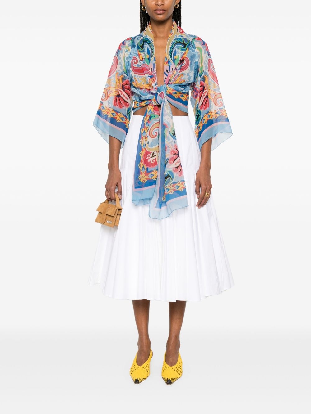 paisley-print jacket - 2