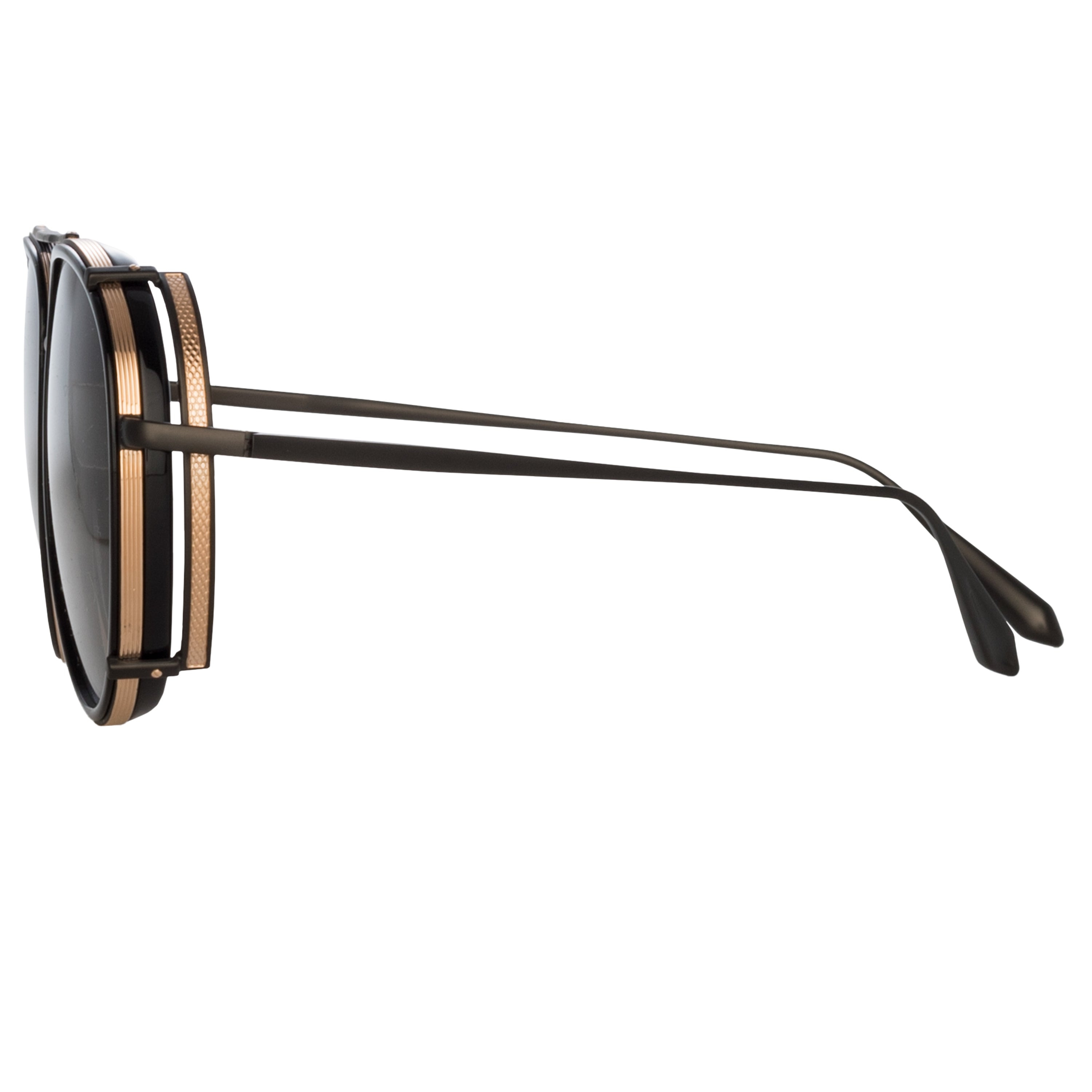 DIMITRI AVIATOR SUNGLASSES IN MATT NICKEL - 7