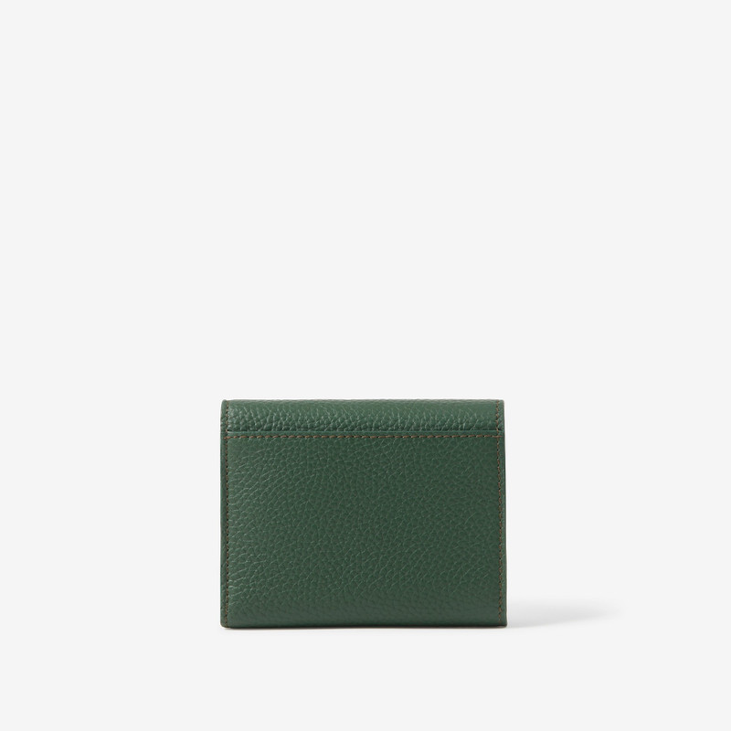 Grainy Leather TB Compact Wallet 3