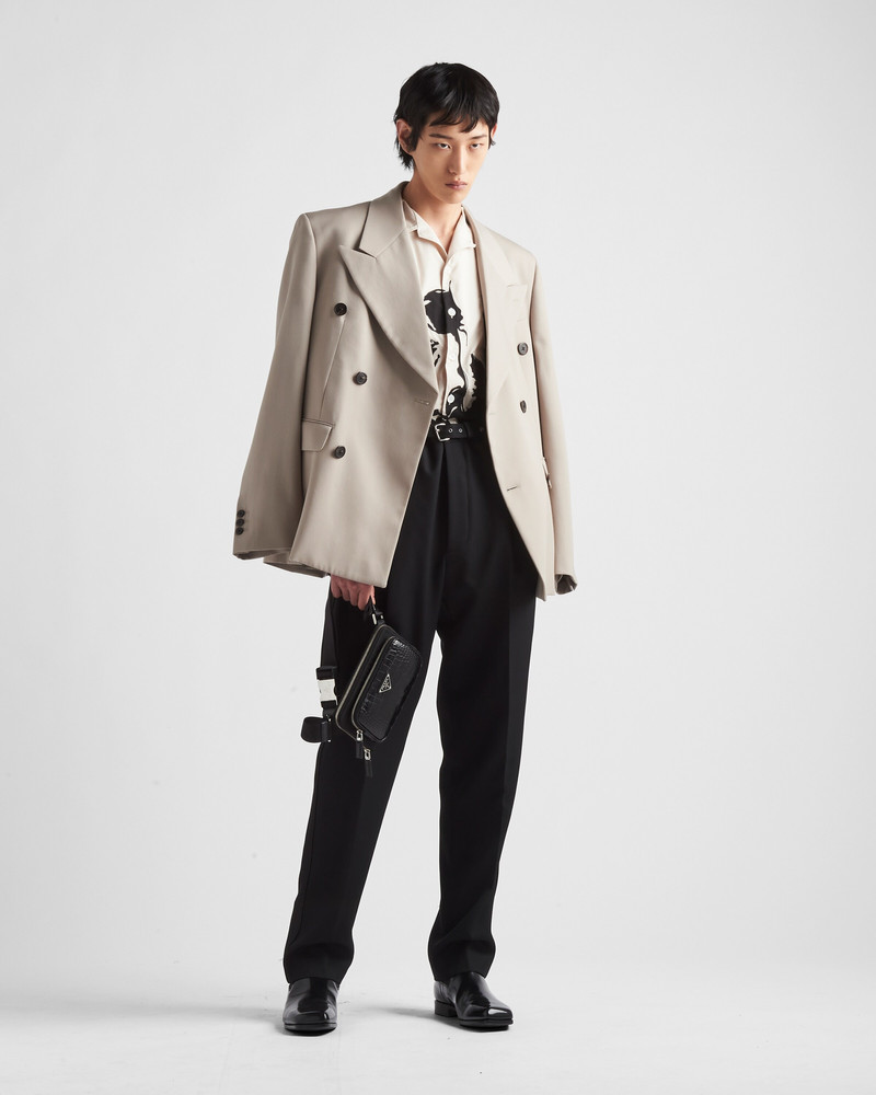 Prada Short-sleeved cotton shirt outlook