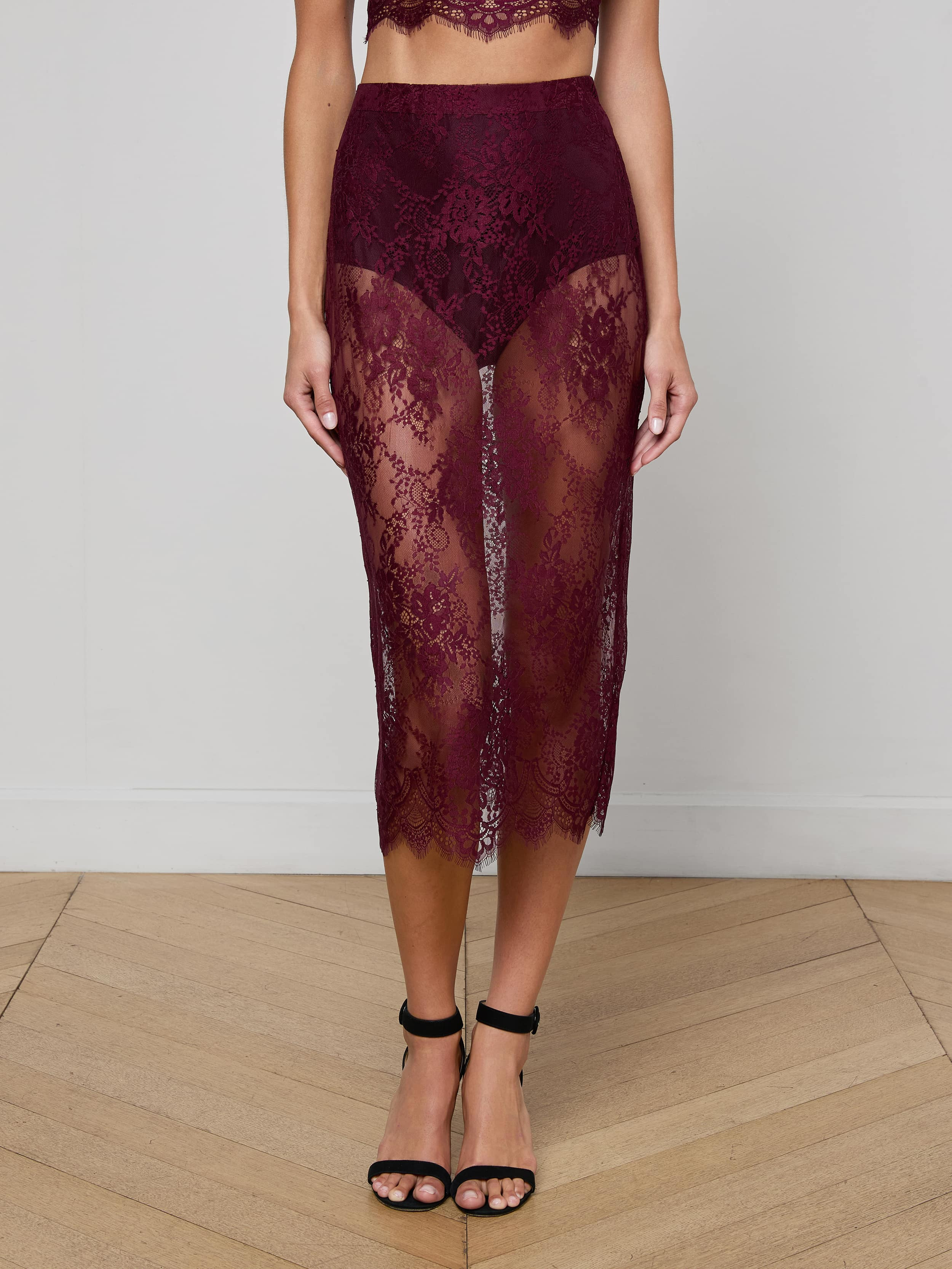 Makena Lace Pencil Skirt - 3