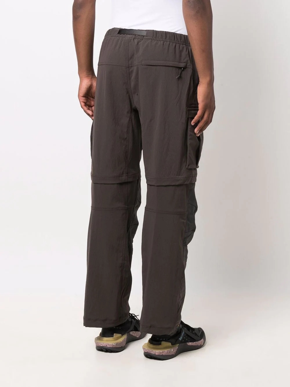 panelled straight-leg trousers - 4