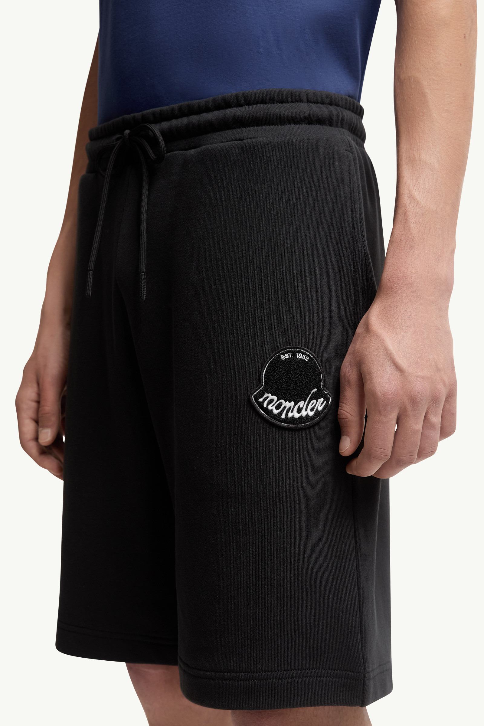 Logo Patch Cotton Shorts - 4