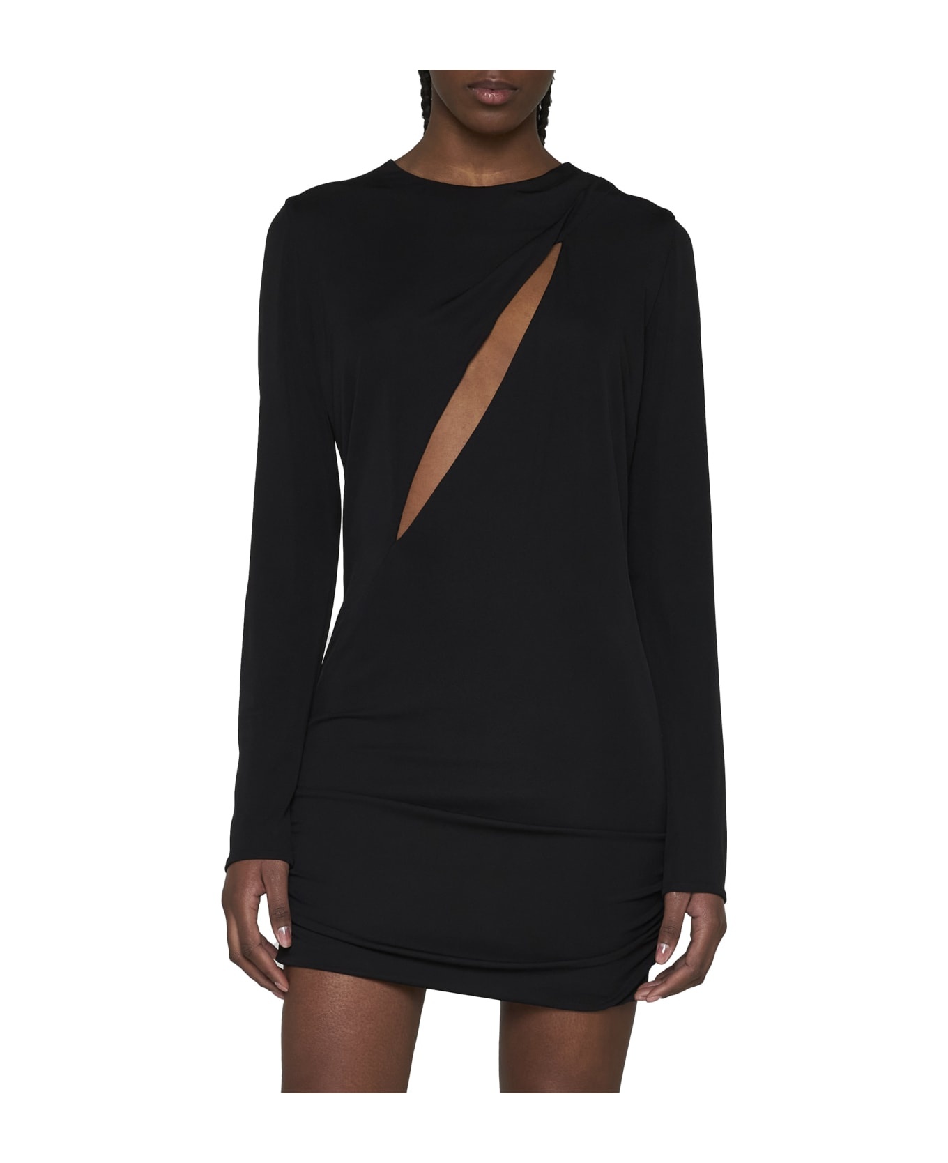Slashed Mini Dress - 2
