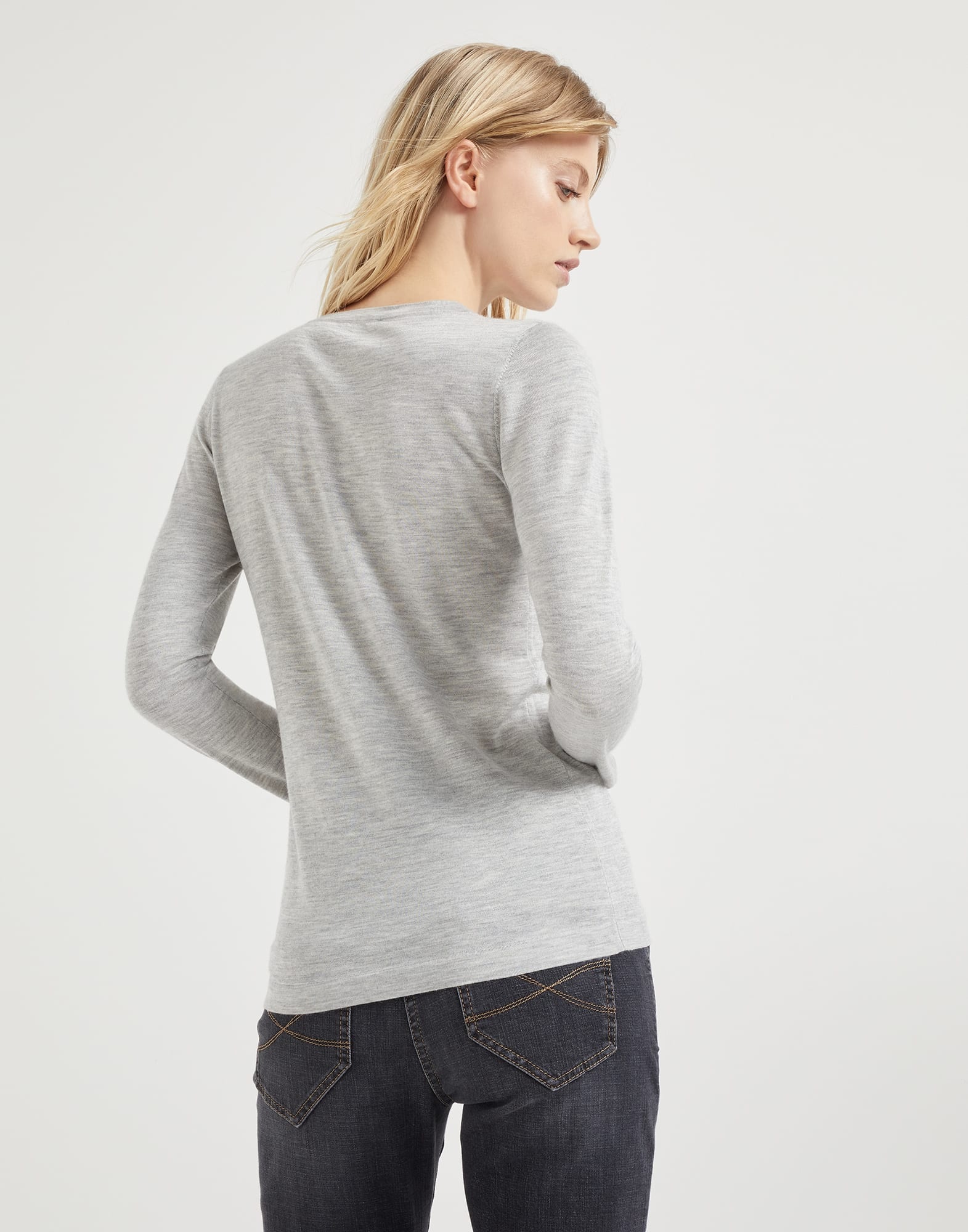 Cashmere and silk lightweight sweater - 2